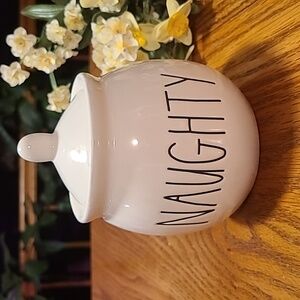Rae Dunn NAUGHTY Lidded Jar